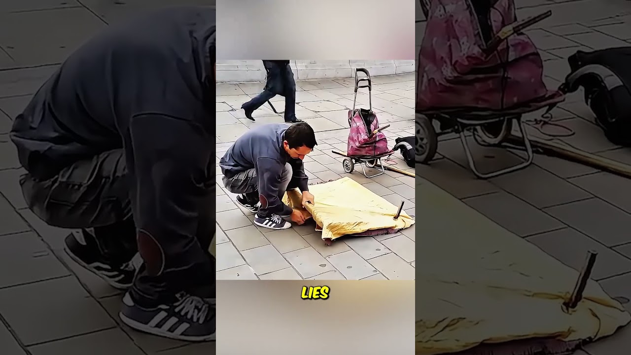 Как уличные художники сидят в воздухе 🎭