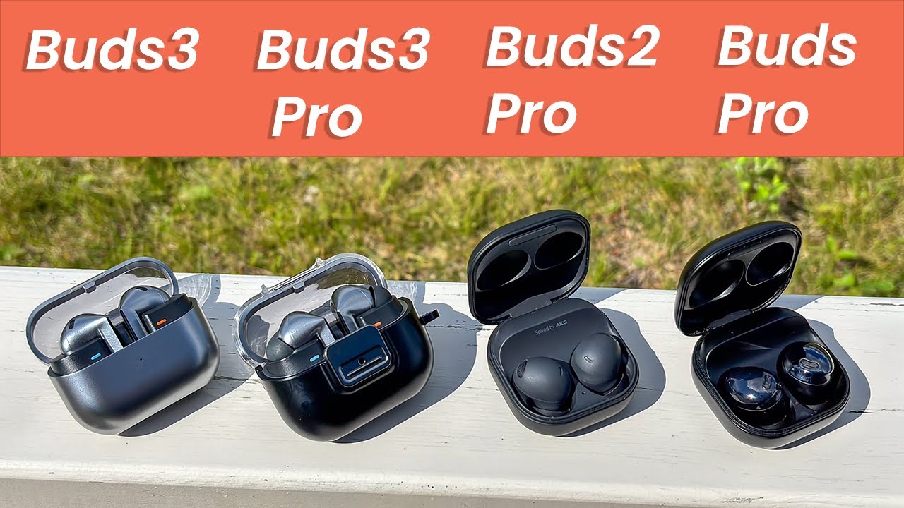 Обзор Galaxy Buds3 Pro против Buds3 против Buds2 Pro против Buds Pro!