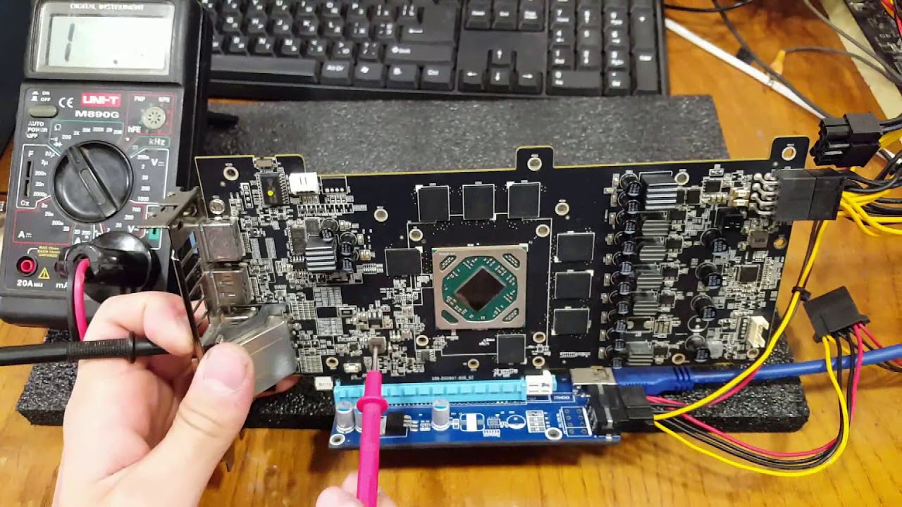 Диагностика видеокарты RX 480 после другого СЦ