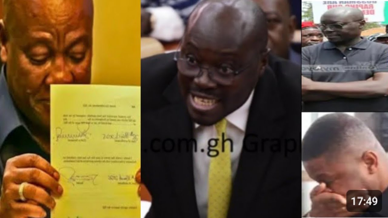ẞreak*I want to resign*End of road for Mahama after Ato Forson finally his 4 years frâud scandál...