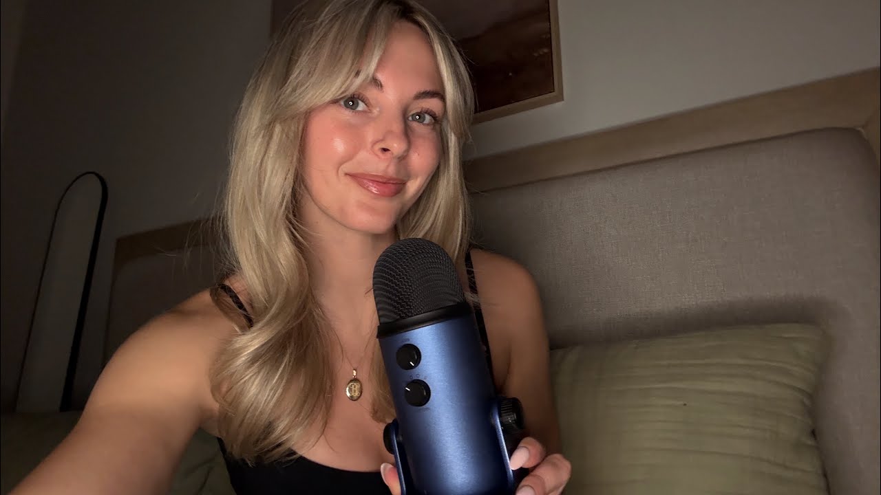 ASMR in Bed | Cozy Whisper Ramble & Hangout 