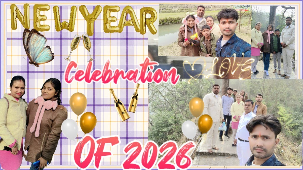 NEW YEAR CELEBRATION OF2026 🎊🎉 || Maa vindhyawasini mata ji k darshan krne chle|| like👍🏻subscribe💗 
