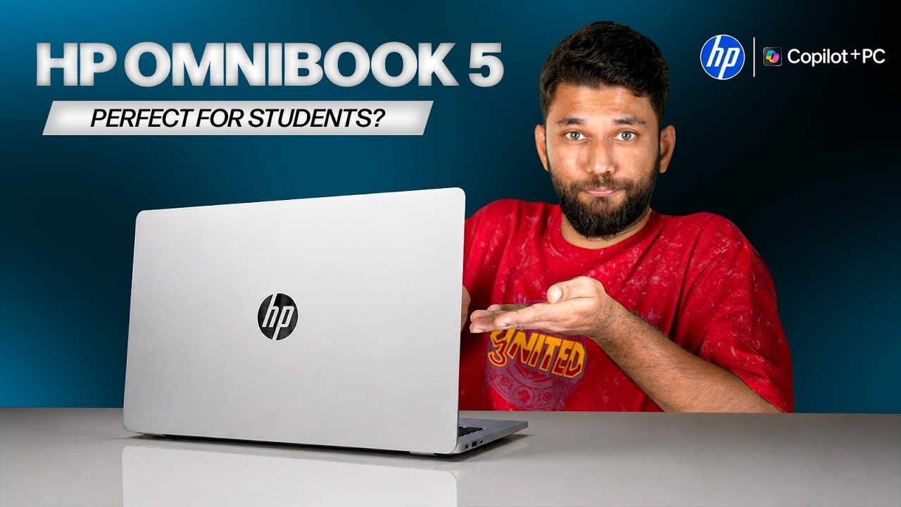 HP Omnibook 5 Copilot+PC! | Лучший ноутбук для студентов в 2026 году?