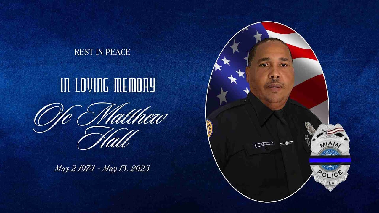 Funeral Service of Officer Matthew Hall