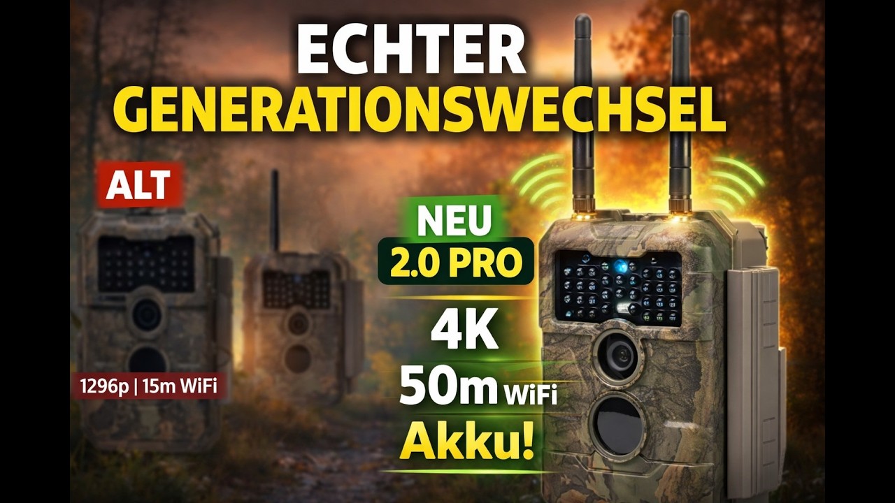 GardePro E6 2 0 PRO Endlich: 4K und Mega Reichweite im Test!