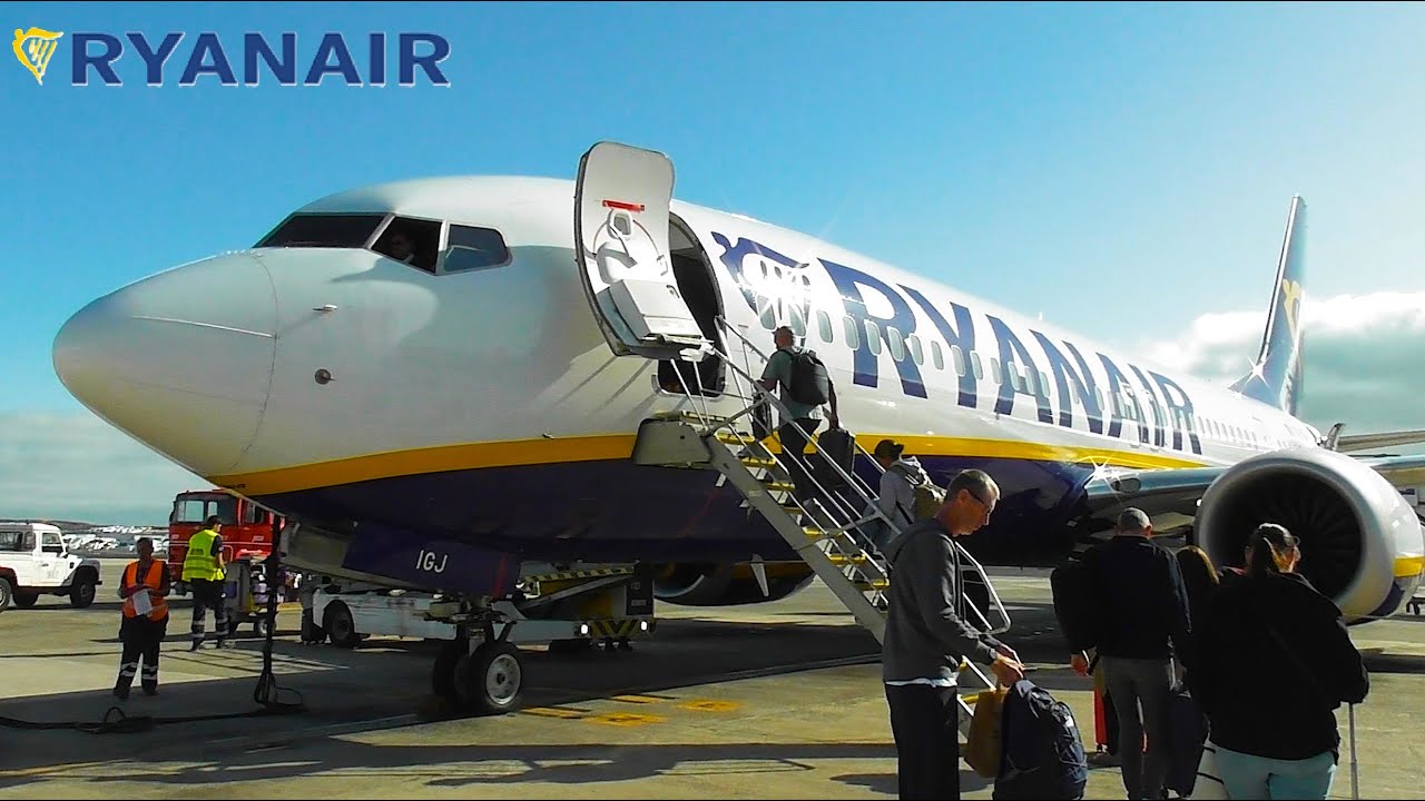 Ryanair Boeing 737 MAX 8-200 | Lanzarote to London Luton, 27-01-25