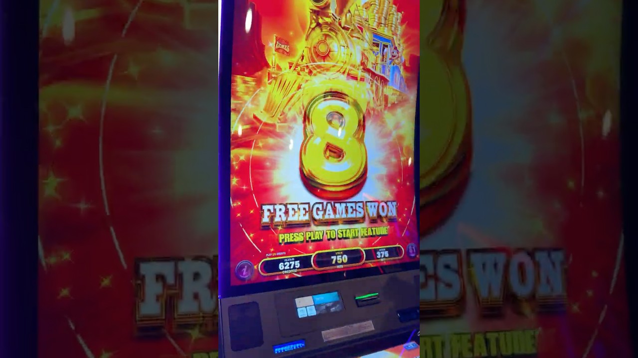 $375 A Spin and TRAIN Bonus Went WILD! #casino #gambling #slot #jackpot