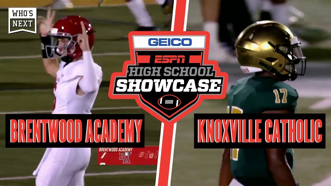Brentwood Academy (TN) vs  Knoxville Catholic (TN) - ESPN Broadcast Highlights