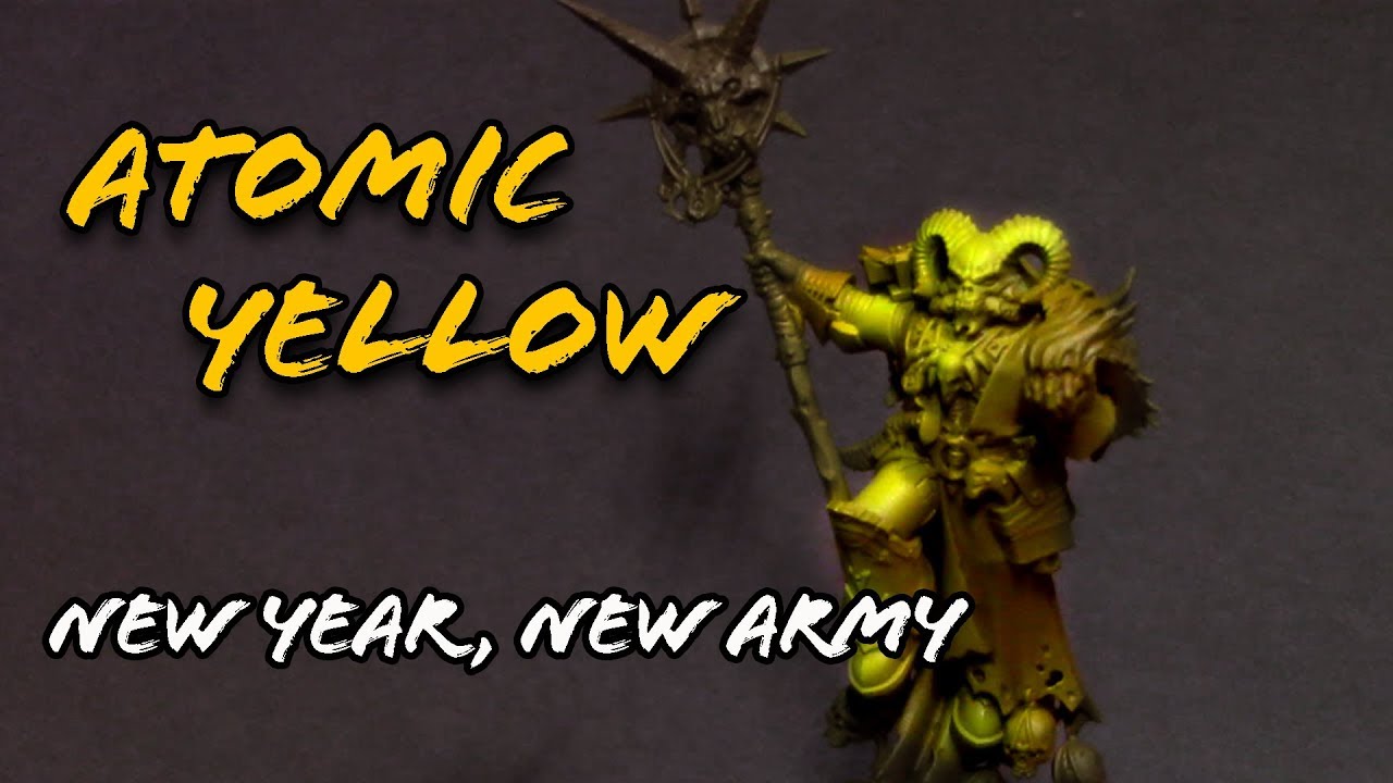 Airbrush Quickie: Atomic Yellow. How To Paint Bright Yellow