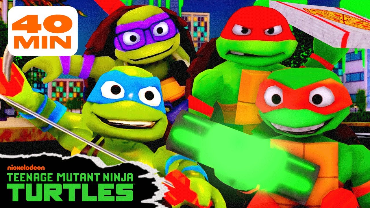 Every ROBLOX Episode of the Teenage Mutant Ninja Turtles! 🐢 | 40 Minute Compilation | TMNT
