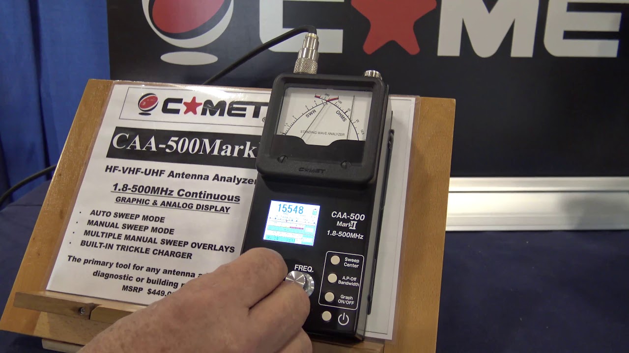 Comet CAA-500 MK2 Antenna Analyzer Preview