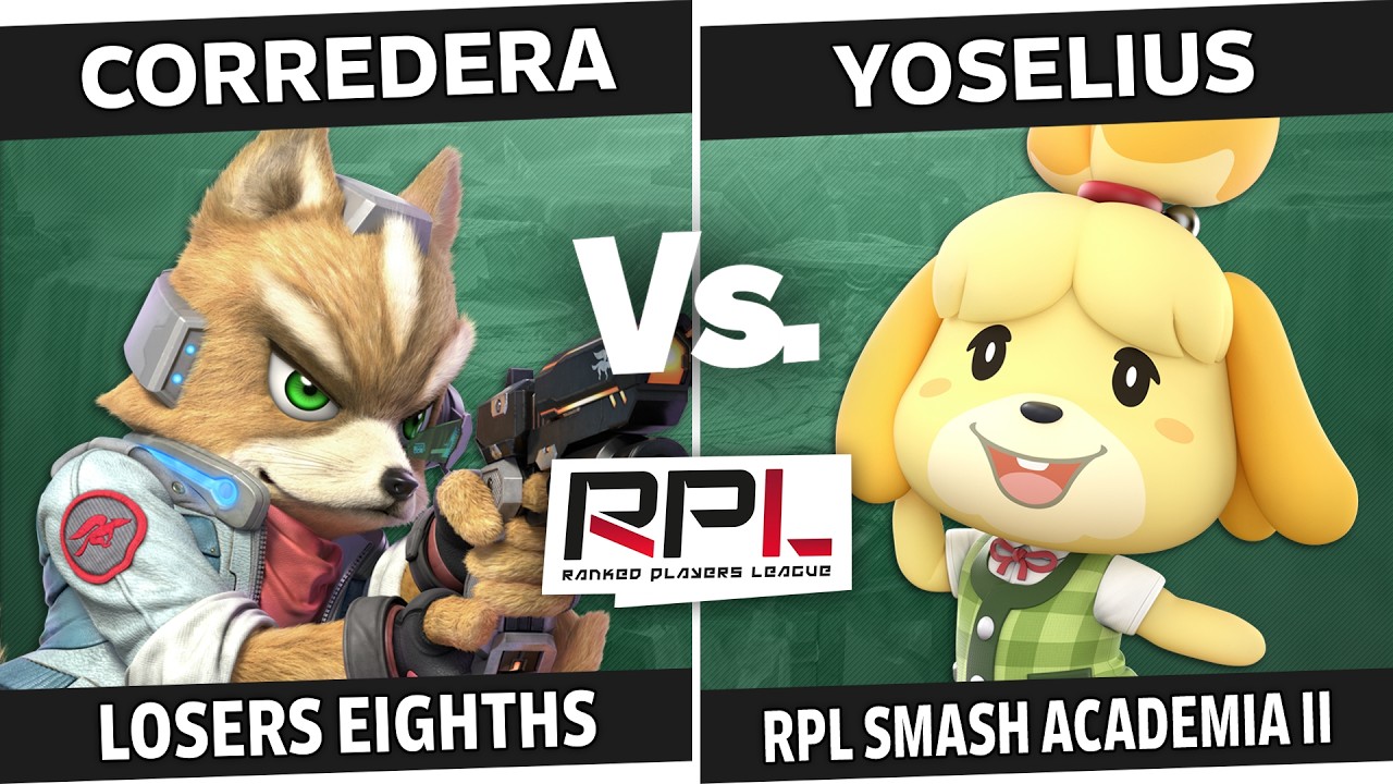 [RSA2] MSHN | Corredera (Fox) vs. MSHN | YoseLius (Isabelle) - SSBU Singles