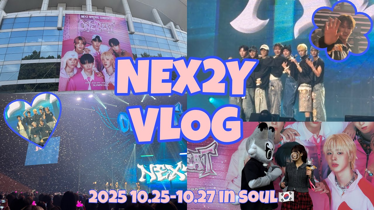 【NEX2Y Vlog】初渡韓｜初1人旅｜初海外✈️🇰🇷｜NEXZソウルコン参戦Vlog🔥