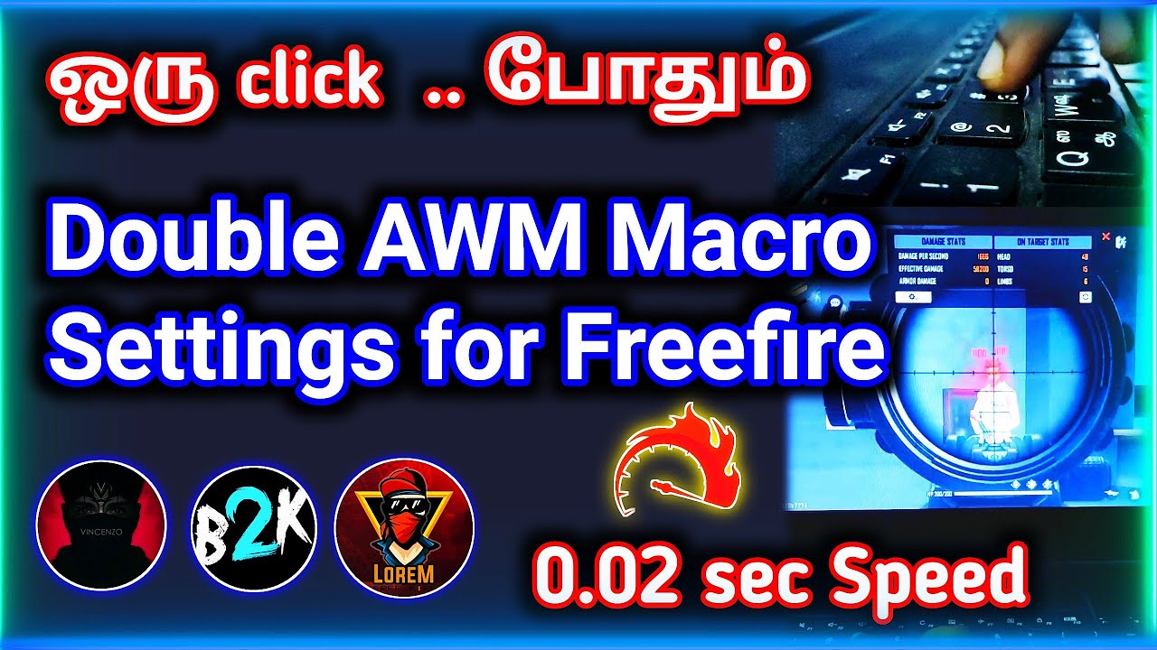Macro Settings for AWM in freefire Tamil | Very Easy Trick in Tamil 2021