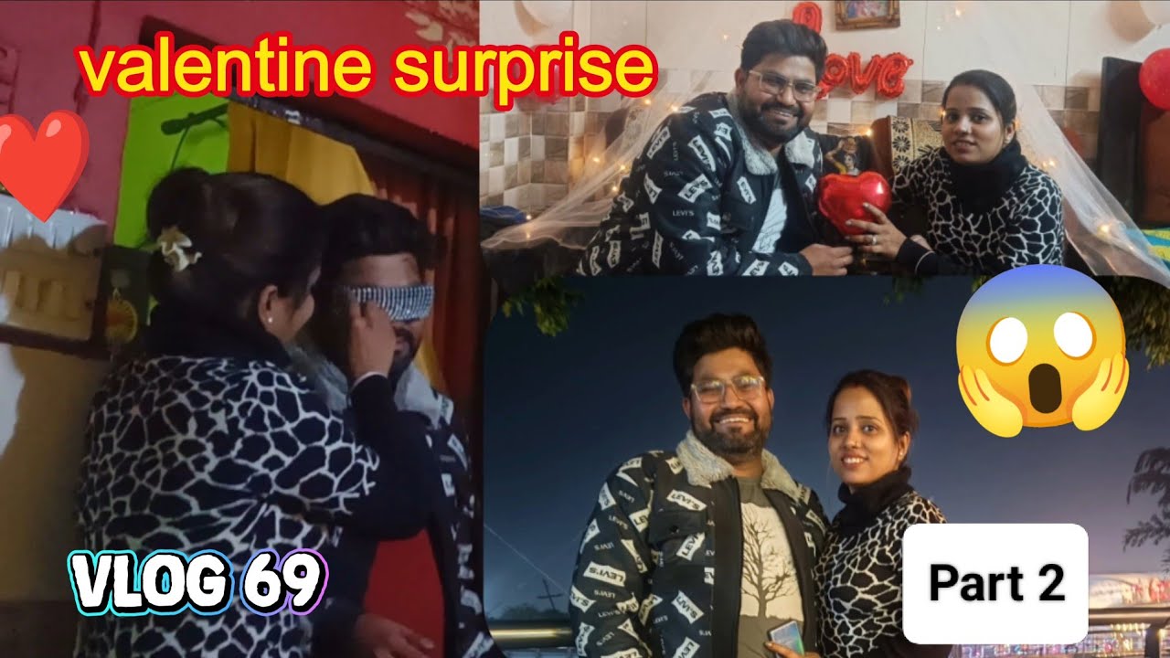 After Prank 😱 Wife Ne Diya Valentine’s Surprise ❤️ | Emotional Twist ||Part 2||Vlog 69 @amitvlogs