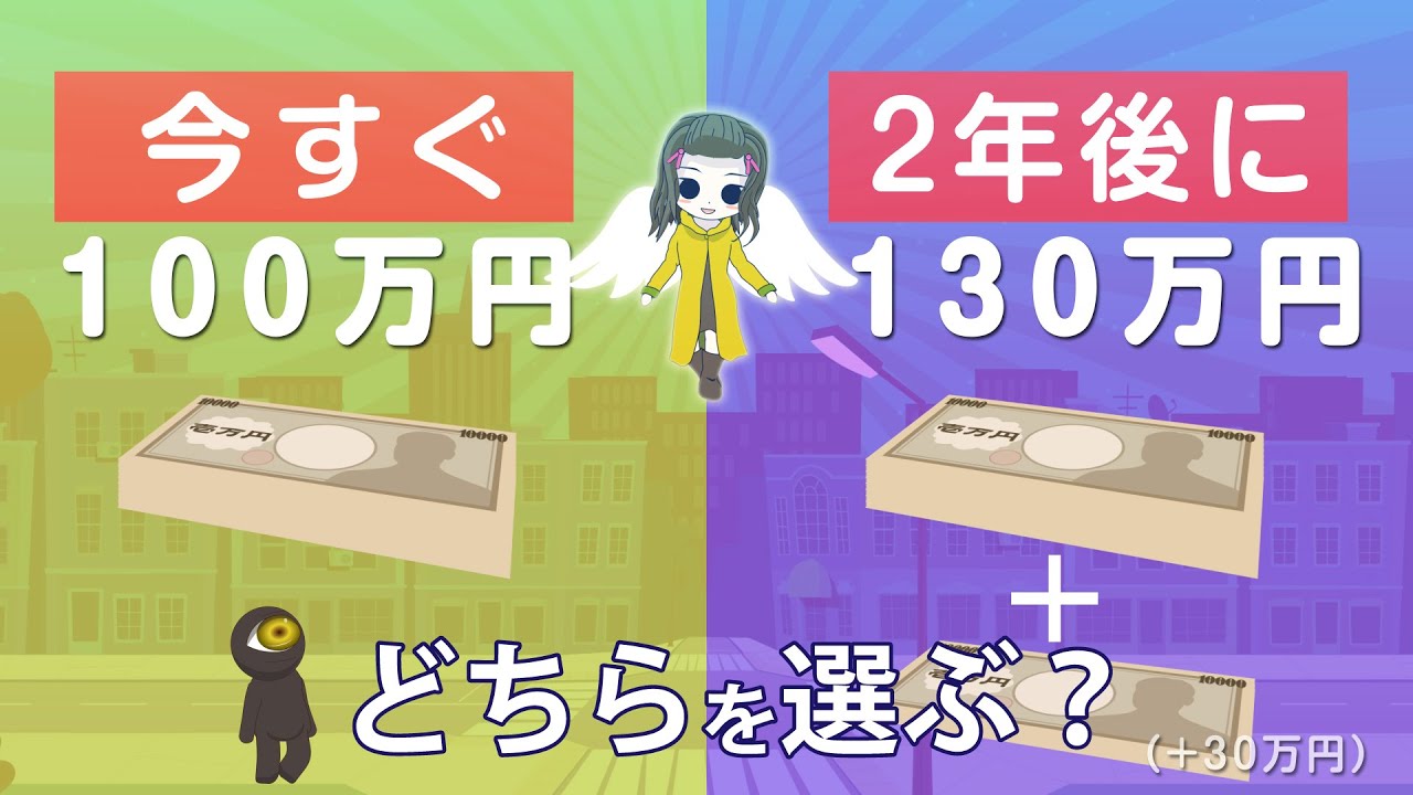 「計画が失敗する理由」時間割引率 - 分かりやすい行動経済学アニメ