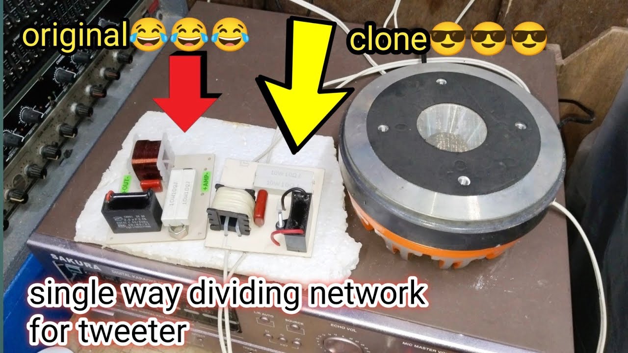 350watts dividing network,sinubukan ko kopyahin/ganda Ng tunog