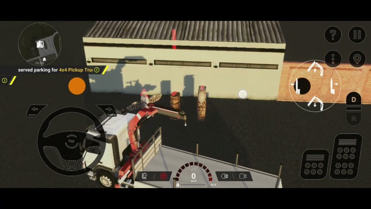 Heavy machines & construction walkthrough - Placing a totem pole at the roundabout