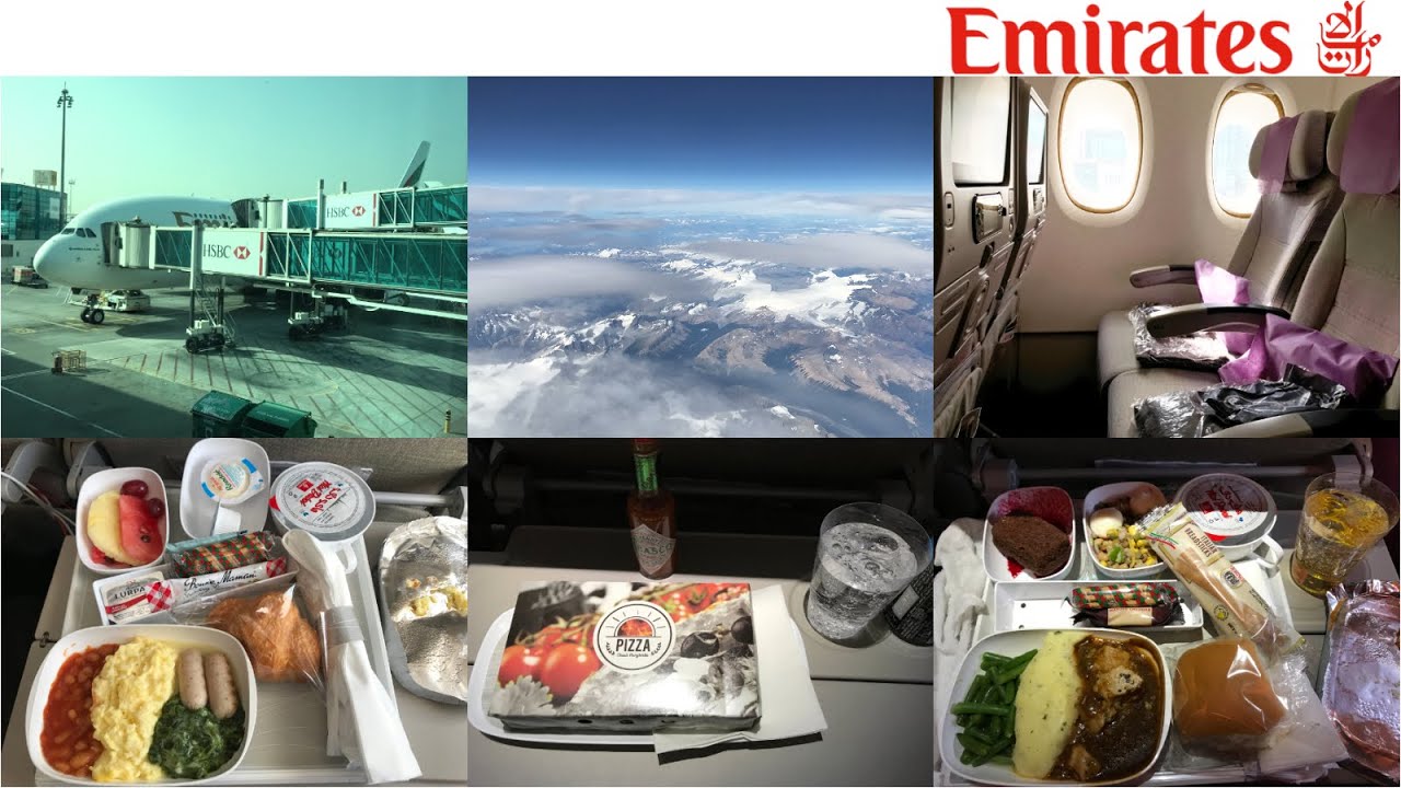 Emirates Airline ECONOMY Class: Dubai to Los Angeles