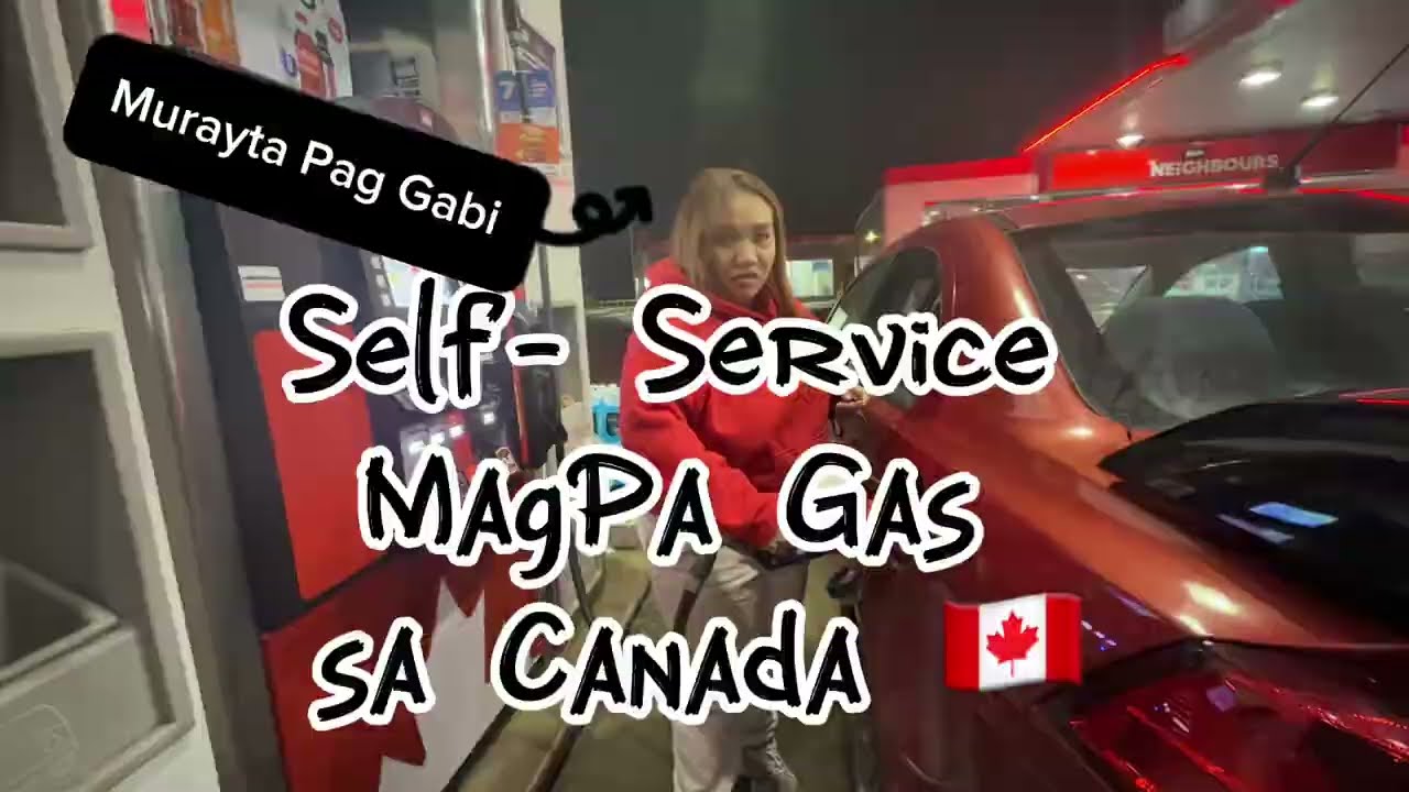 Magpapa Gas up sa Canada #funnyvlog #canadavlog #filipinovlogger 