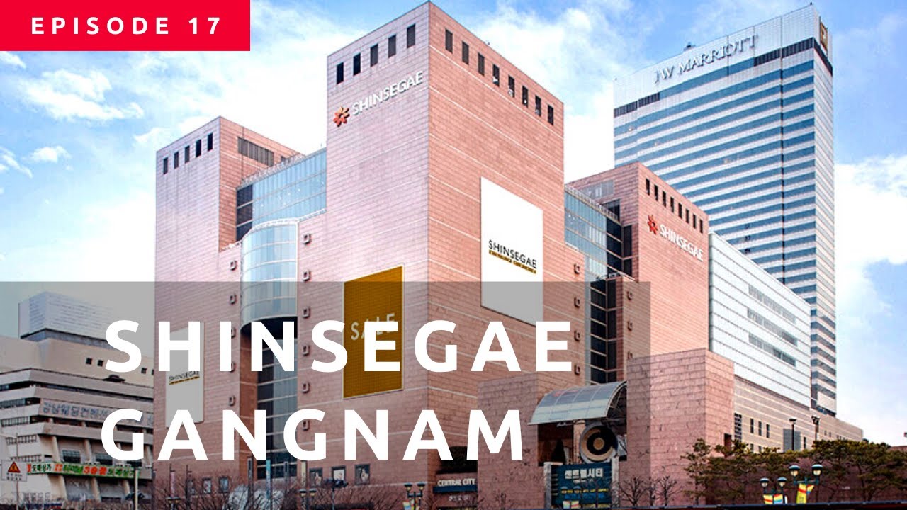 A walk around Shinsegae Gangnam Express Bus Station (신세계백화점 (강남점)) Seoul, Korea