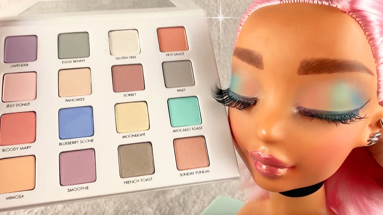 ASMR Makeup on Doll Head (Whispered) #6