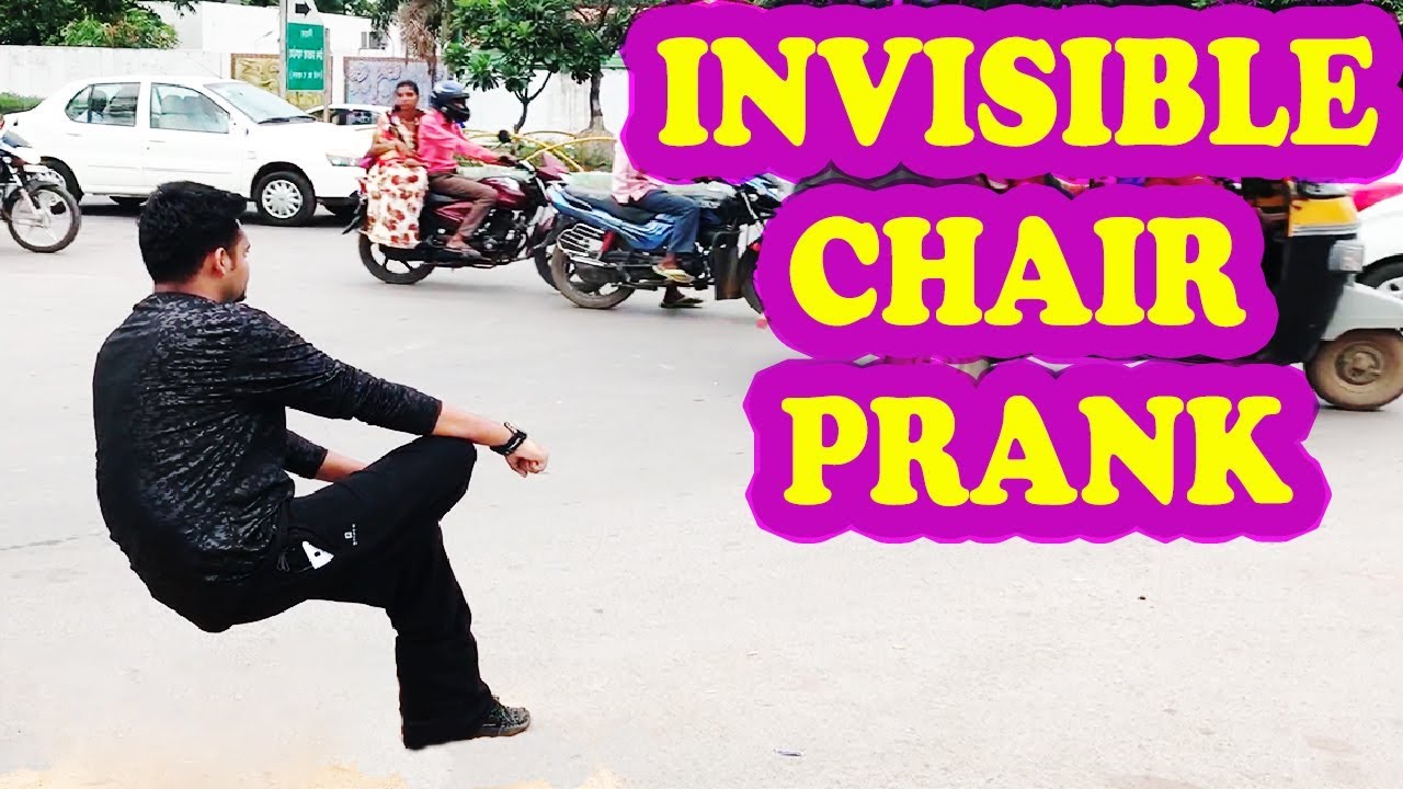 INVISIBLE CHAIR PRANK | अदृश्य कुर्सी | PRANKS IN INDIA | NatKhat Shady