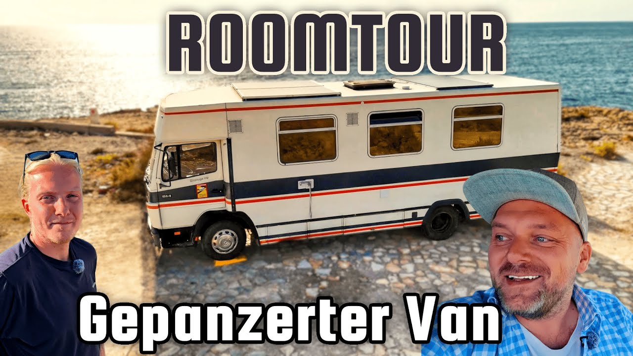 Mercedes 814 LKW Roomtour | Ehemalige Volksbank | Schusssicher & Gepanzert Vanlife Travel Adventure