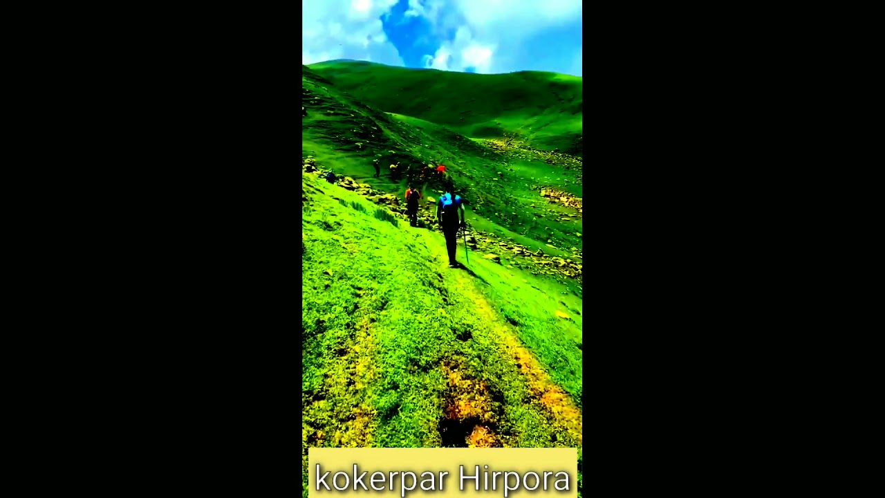 Trekking lovers in kashmir
