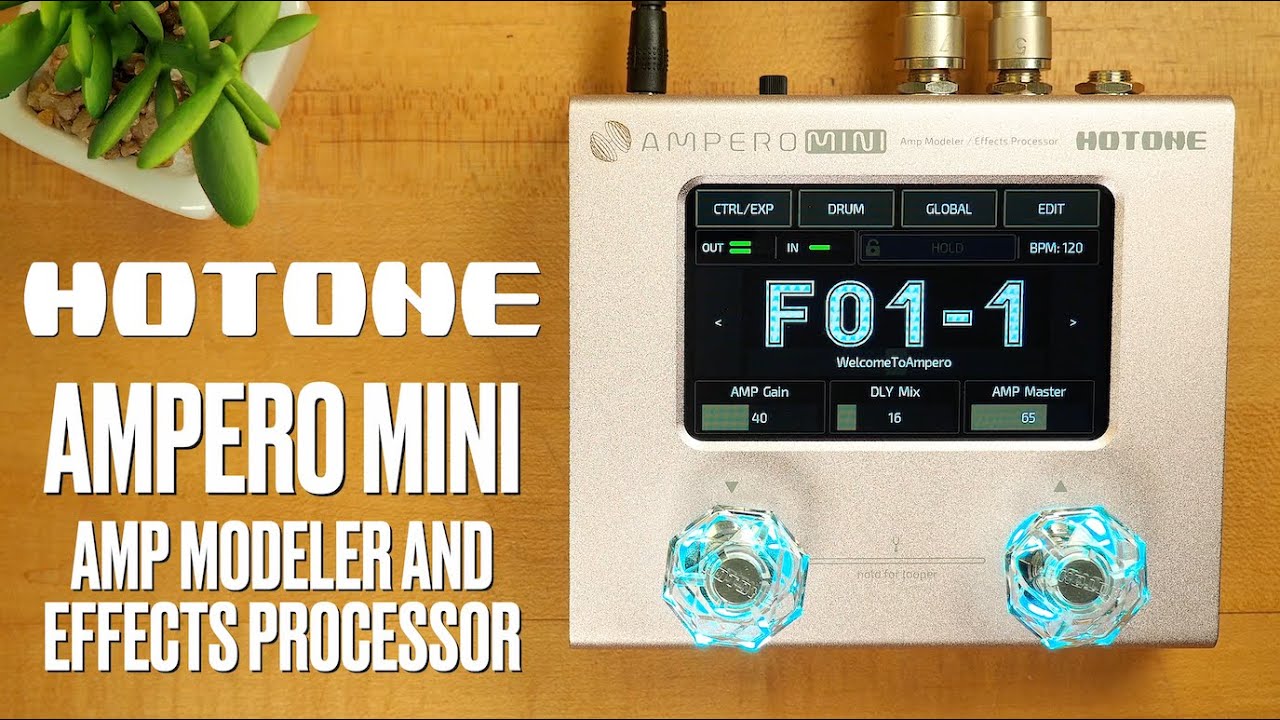 Hotone Ampero MINI Amp Modeler / Effects Processor