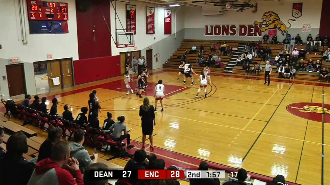 ENC Women's Basketball Highlights vs Dean 2/19/19