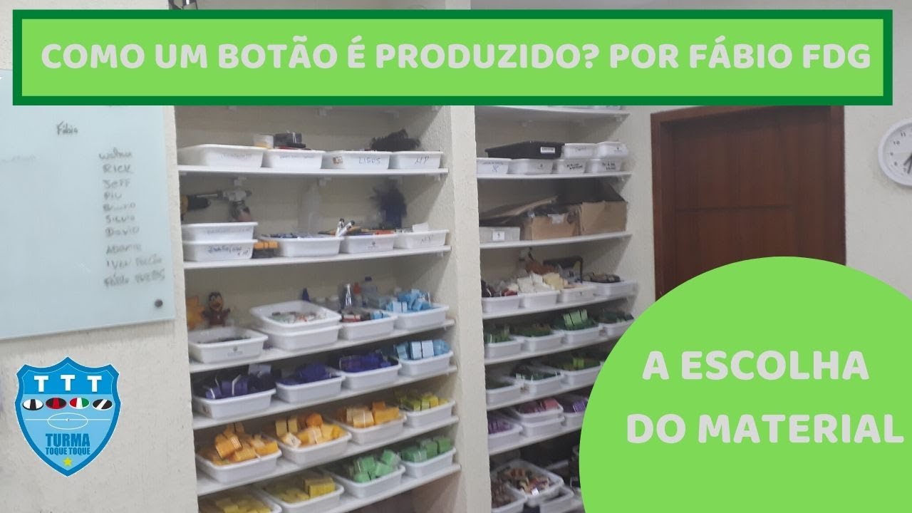 Futebol de Botão - Como um botão é produzido por Fábio FDG - Parte 1