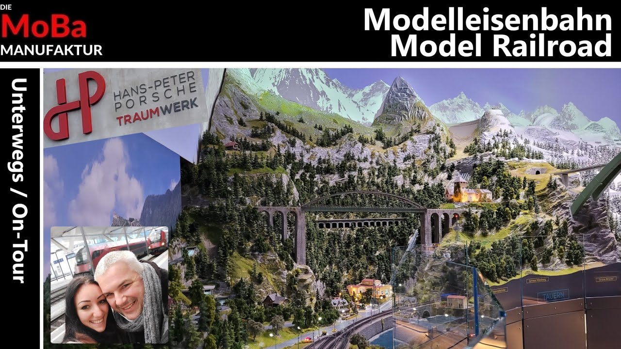 Modelleisenbahn H0 - gigantische Traumanlage im Traumwerk &Ouml;BB  Ausflugsziel S&uuml;d Deutschland Bayern