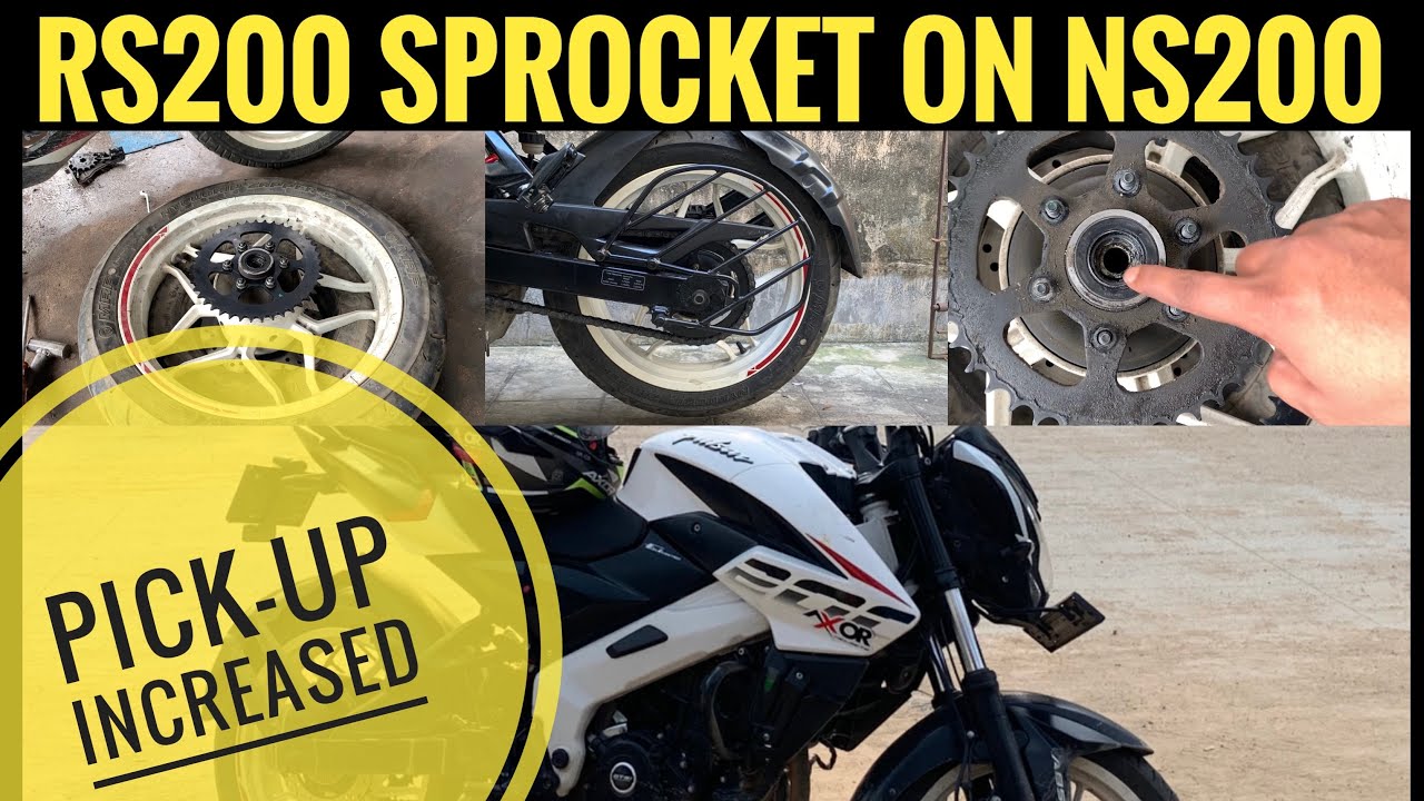 NS200 Sprocket changed to RS200 | Increased PICK UP | SHOULD YOU DO IT  ? | PSR