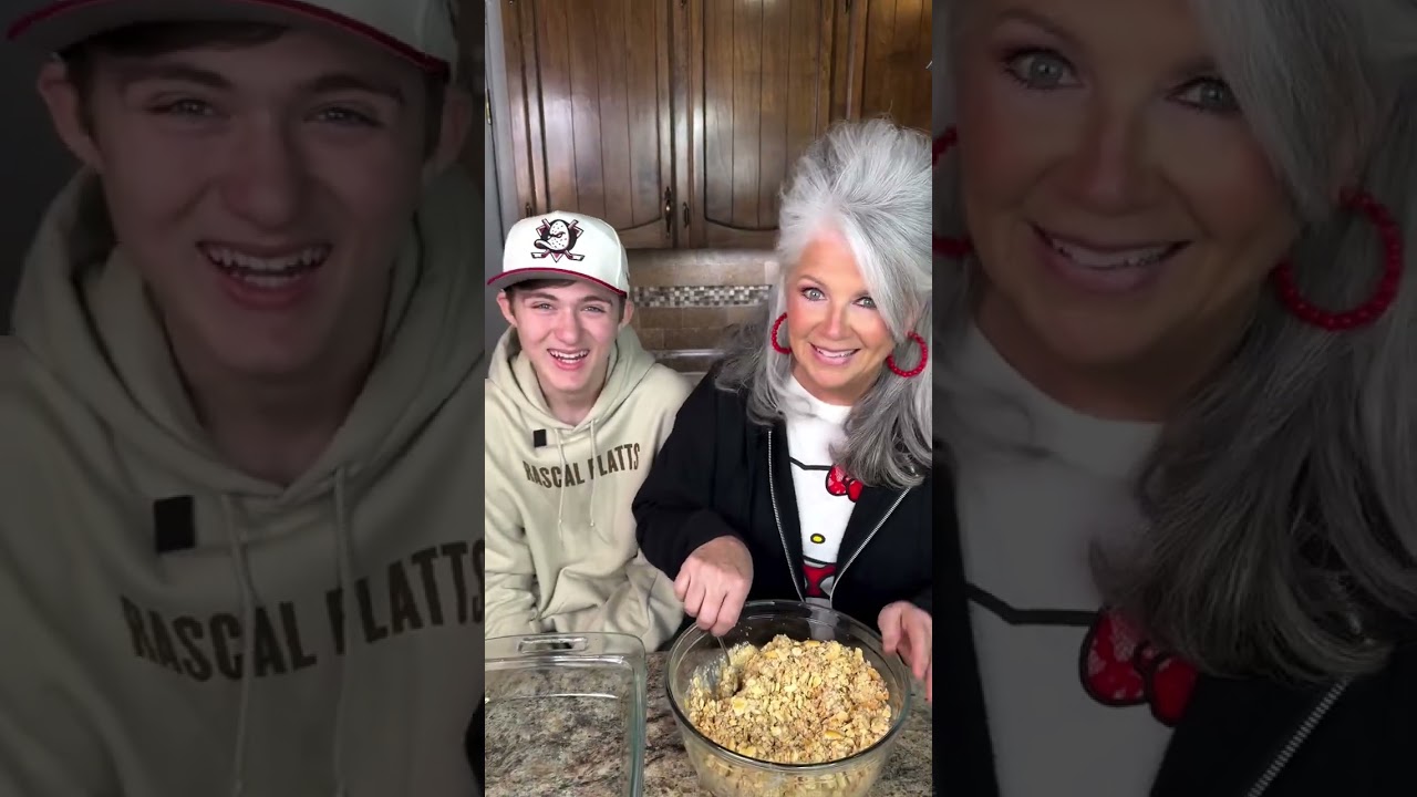 Me and Justice made White Trash, a sweet treat, and I think he might’ve had a little too much fun!