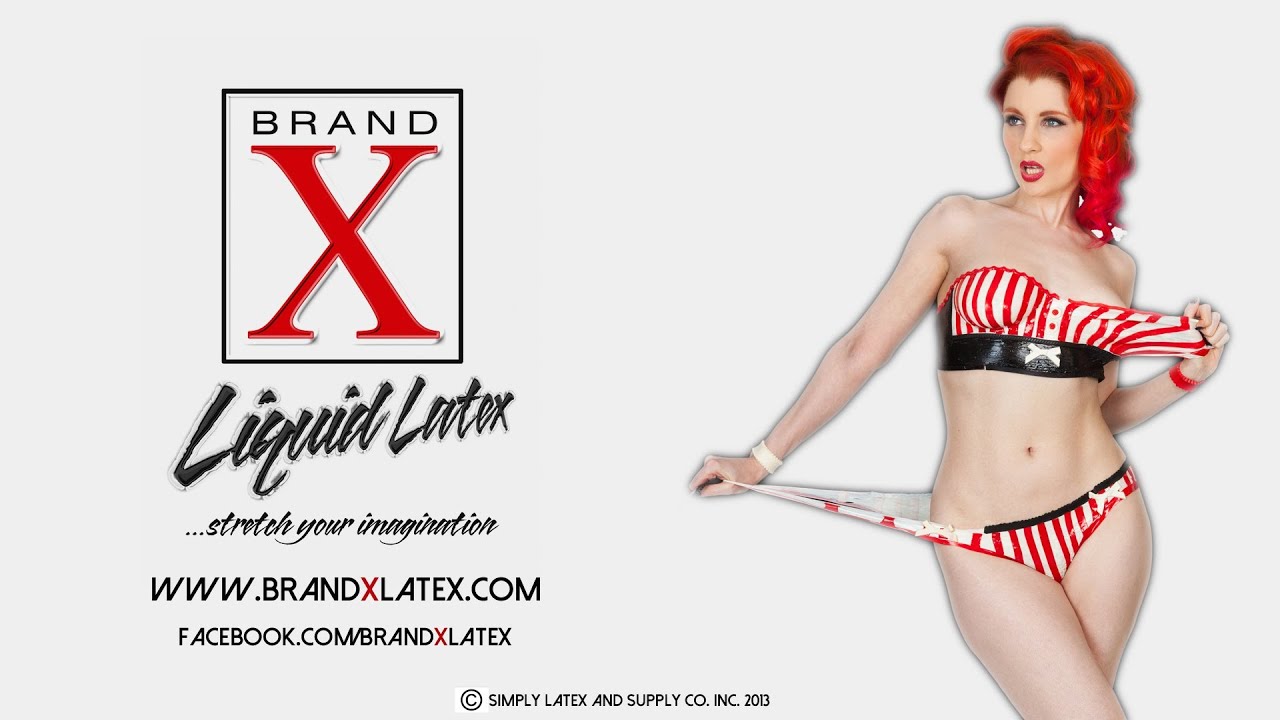 Brand X Liquid Latex Pin Up Featuring Ulorin Vex
