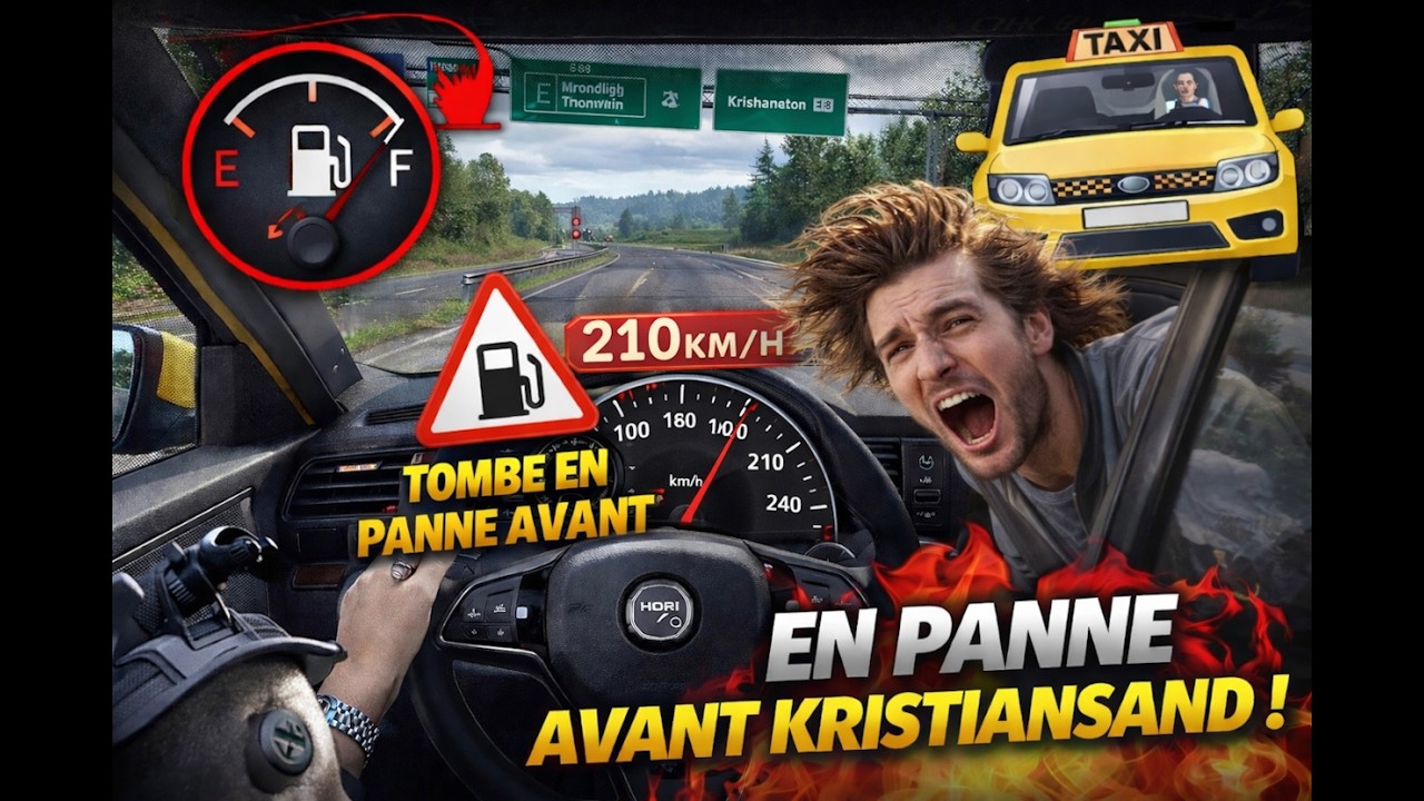 210 KM H en Taxi et PANNE SÈCHE 😱 ETS2 Nordic Horizons PNG Experience Snowymoon TrackIR