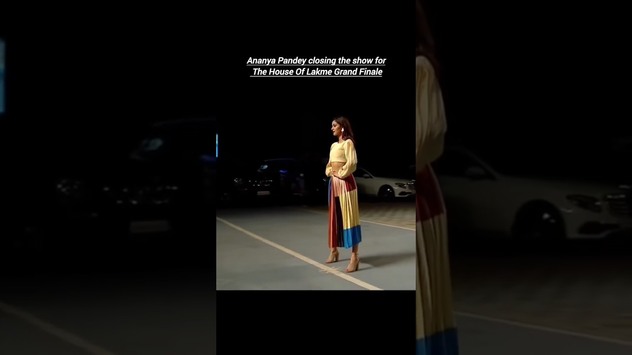 The Evolution of Ananya Pandey's Ramp Walk #lakmefashionweek #shortvideo