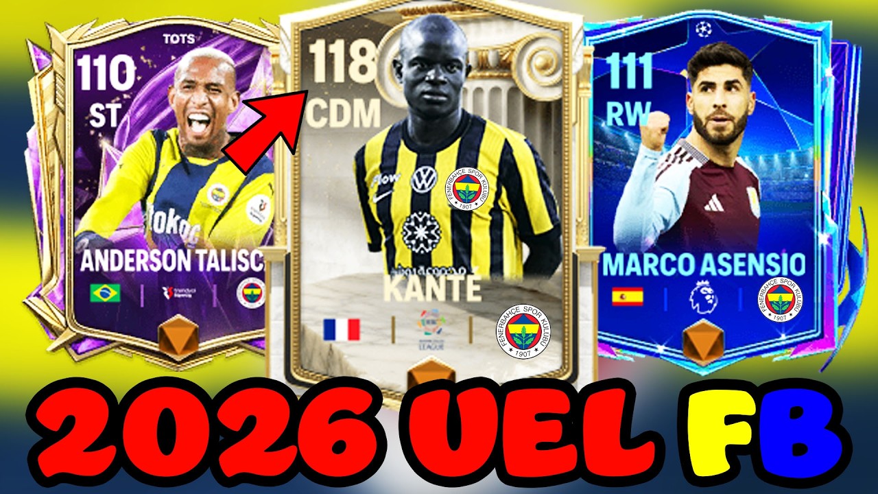 204 DEFANS KANTE ! TAM 1 MİLYAR COINS EFSANEVİ FENERBAHÇE KADROSU FC Mobile