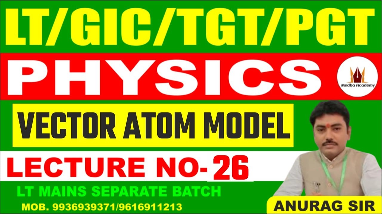 TGT PGT LT PHYSICS LECTURE CLASS  || By-ANURAG SIR || Medha Academy #physics