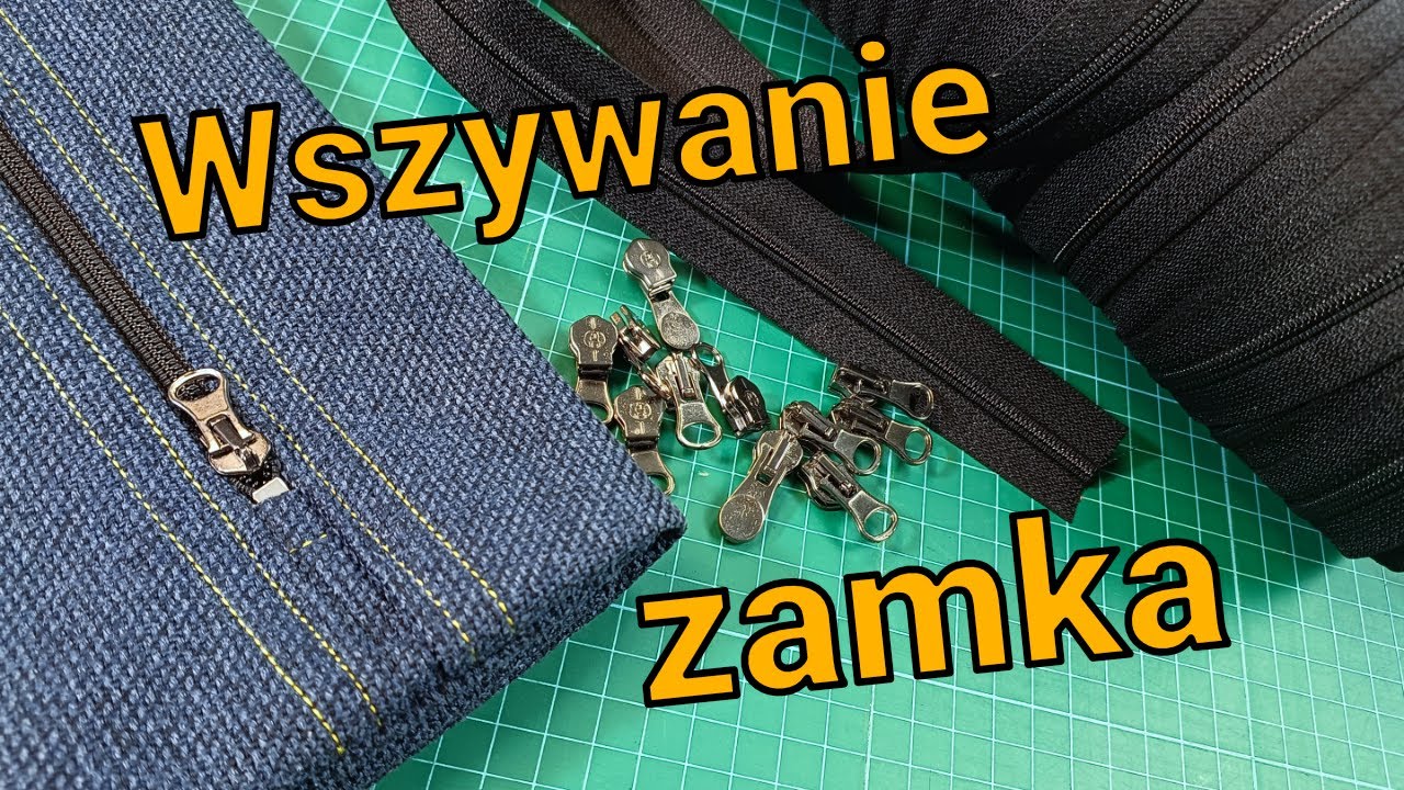 Wszywanie zamka - 3 sposoby, jak wszyć zamek w 5 min