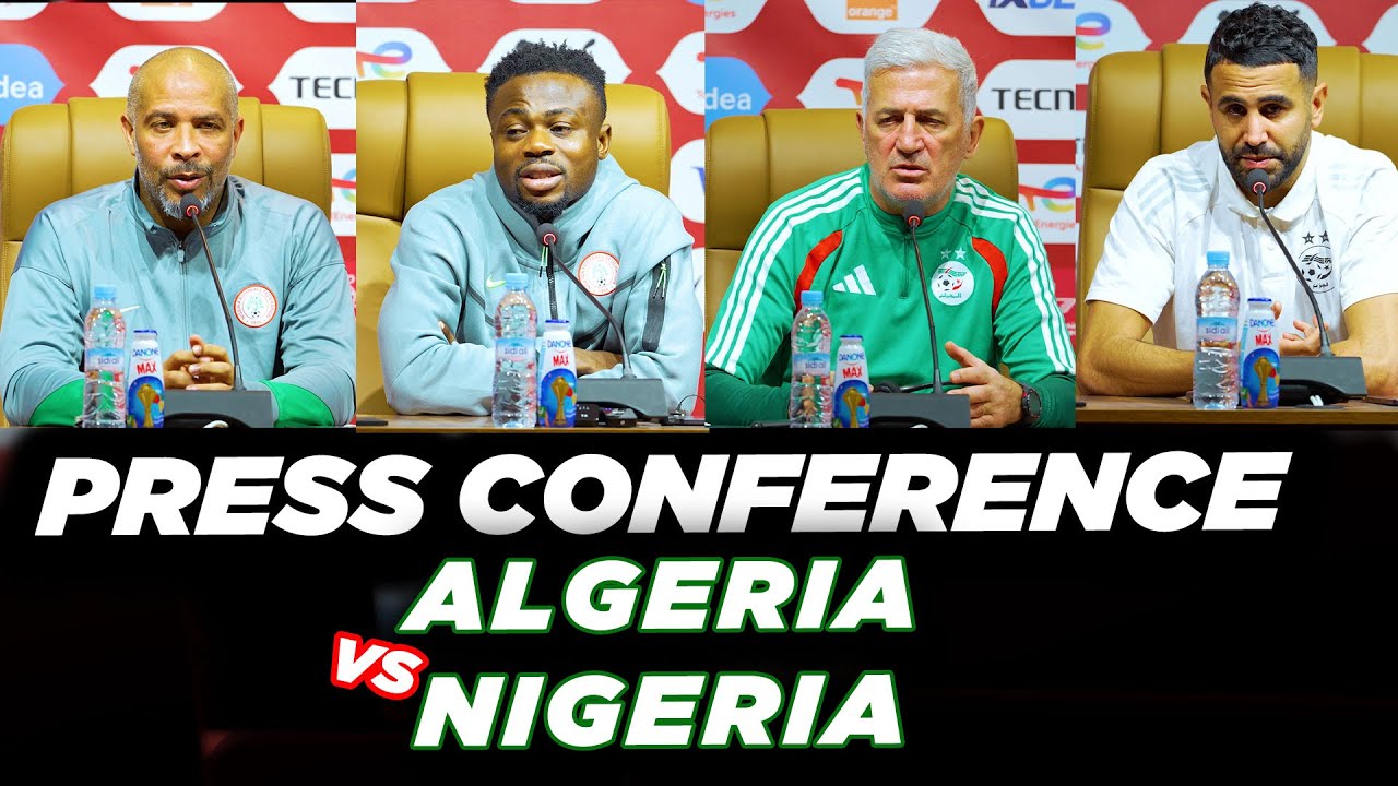 ALGERIA VS NIGERIA - AFCON 2025 - PRESS CONFERENCE
