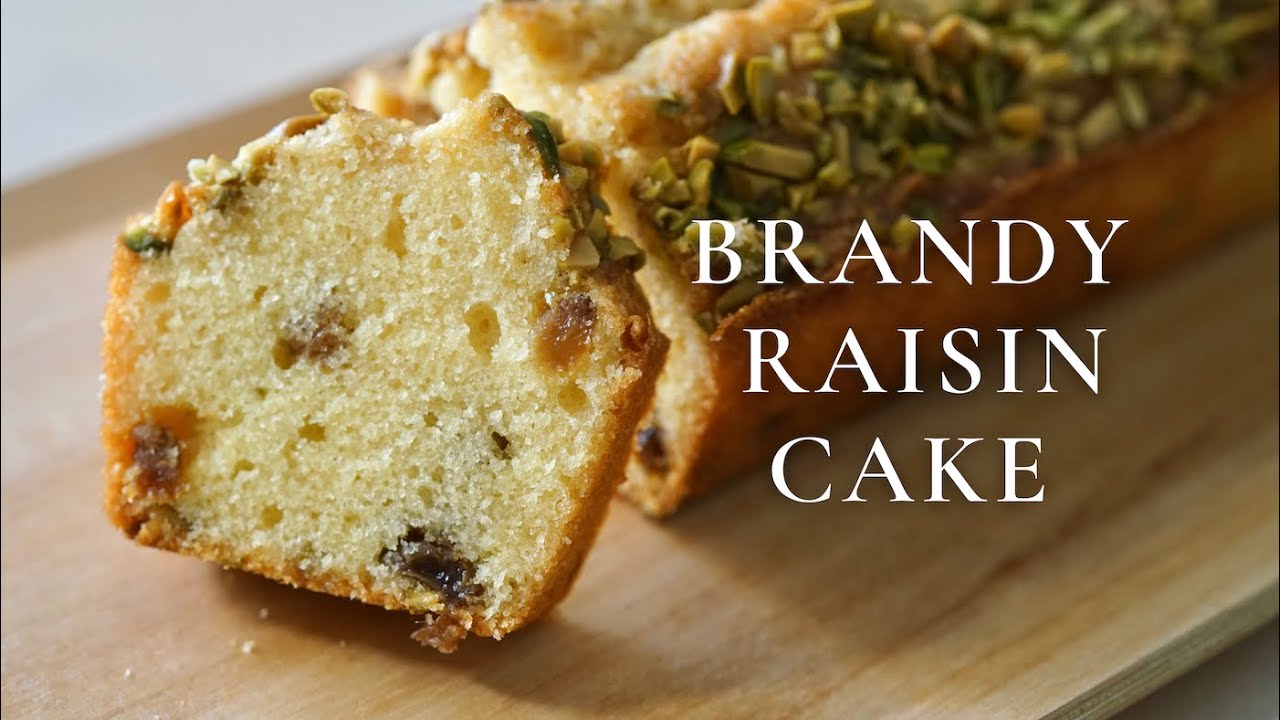 Brandy Raisin Cake | Boozy Pound Cake for the Holidays