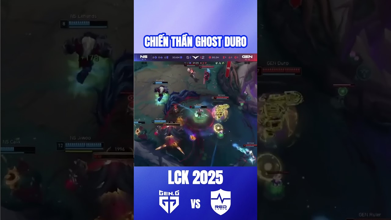 Chiến thần DURO k&eacute;o như hack | Highlights LCK 2025 NS vs GEN