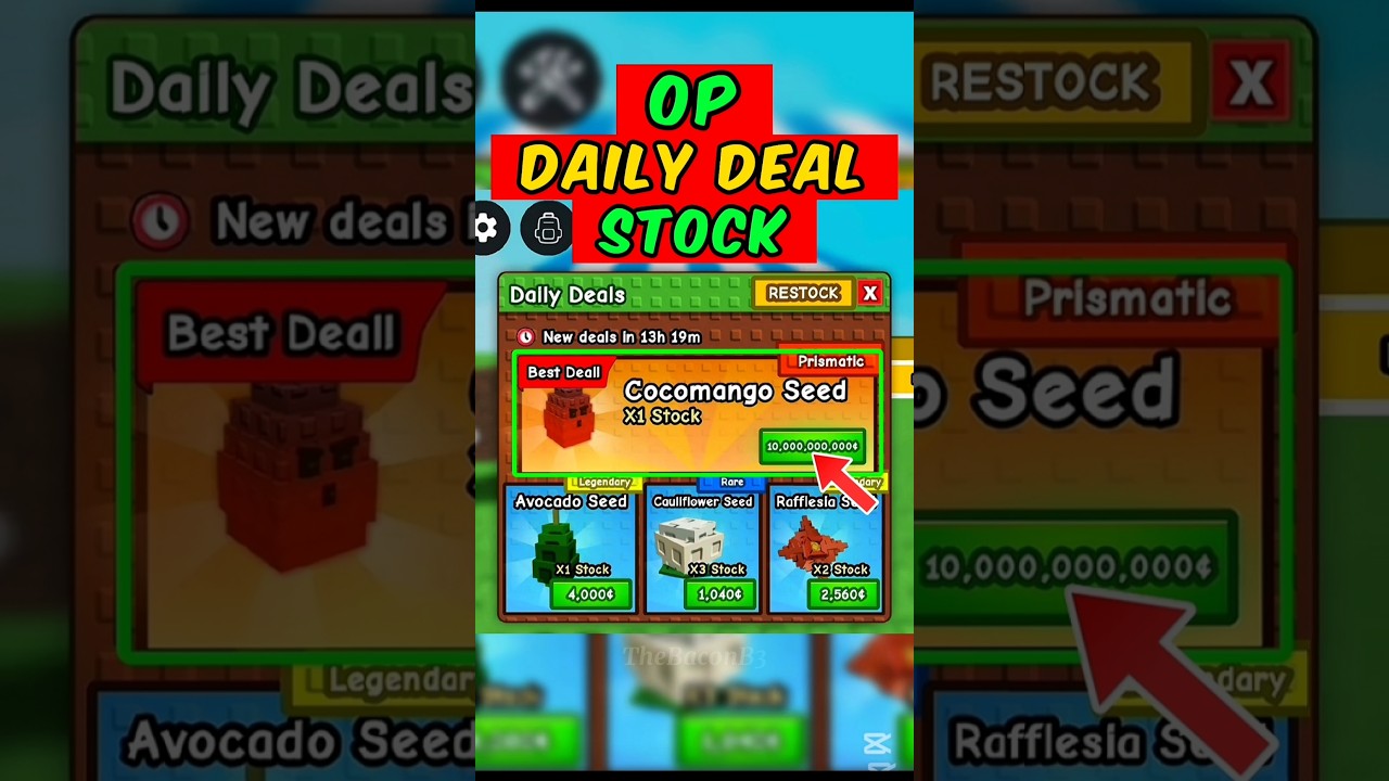 🔥 INSANE Seed Stock in Roblox Grow a Garden Daily Shop! 🍃💰