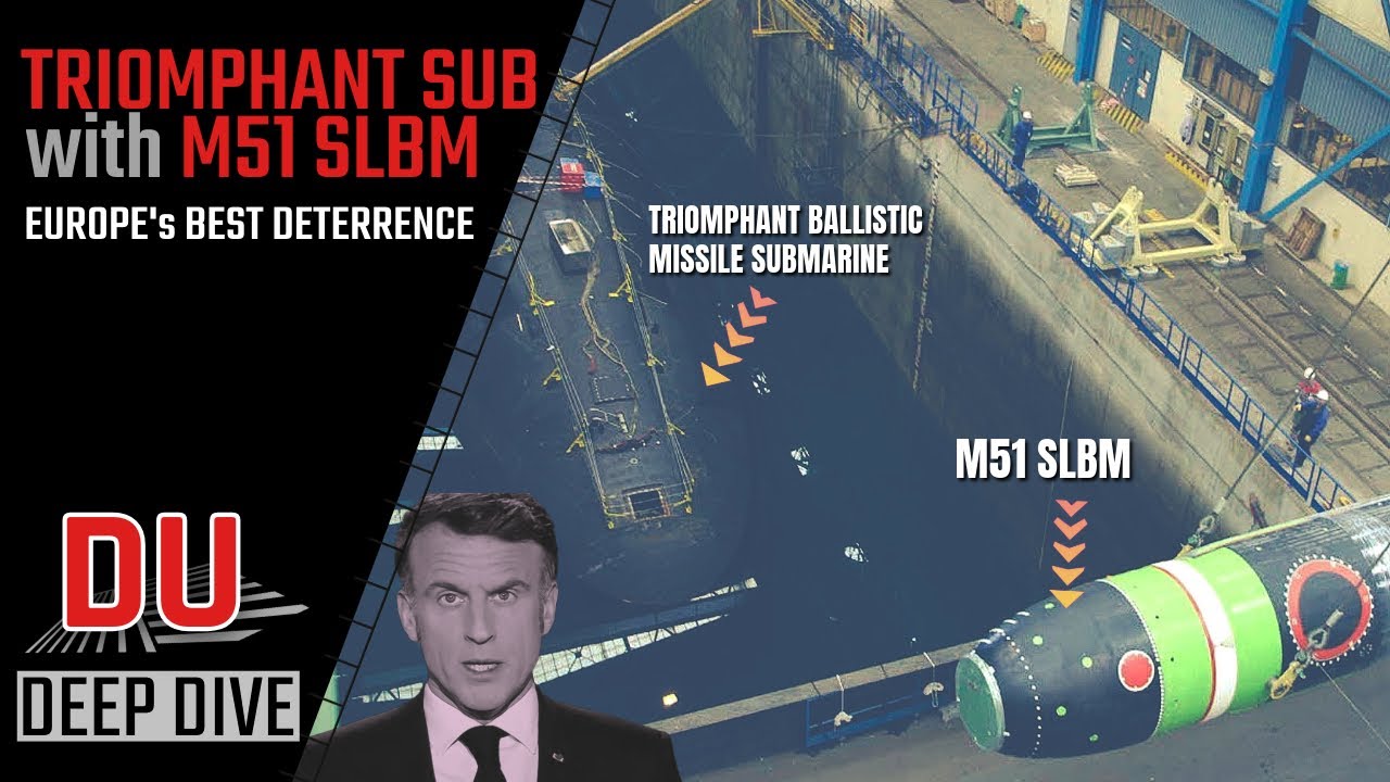M51 SLBM armed Triomphant submarine | Russia won't dare !