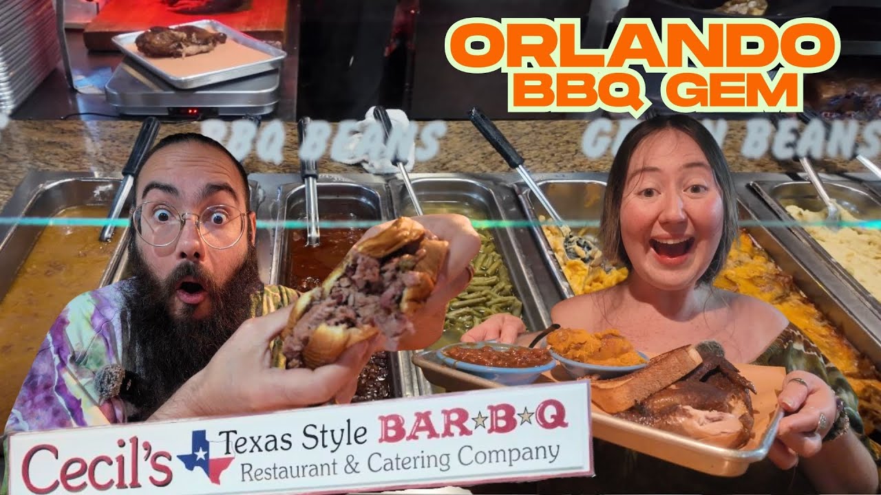 This BBQ Spot Near Downtown Orlando Is SO GOOD 🍖 | Cecil’s Texas Style BBQ