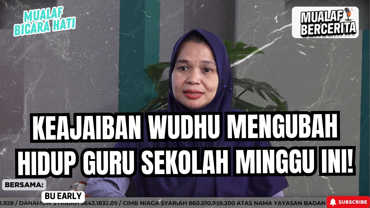 DITOLAK ANAK & KELUARGA, MANTAN GURU SEKOLAH MINGGU INI MANTAP JADI MUALAF