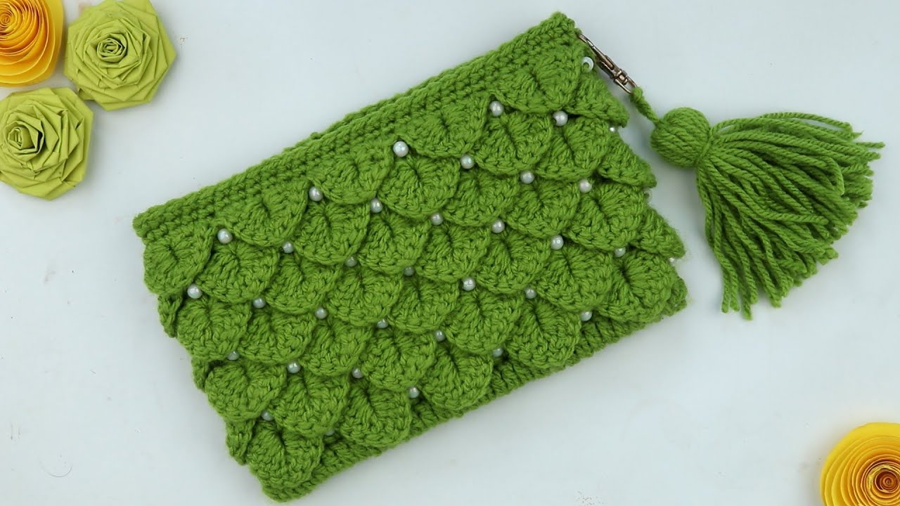 how to crochet wallet for beginners / Easy zipper crochet wallet tutorial