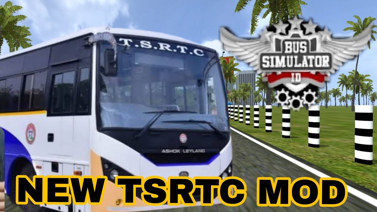How To Download New Tsrtc super luxury Bus Mod In BusSimulator Indonesia In Telugu